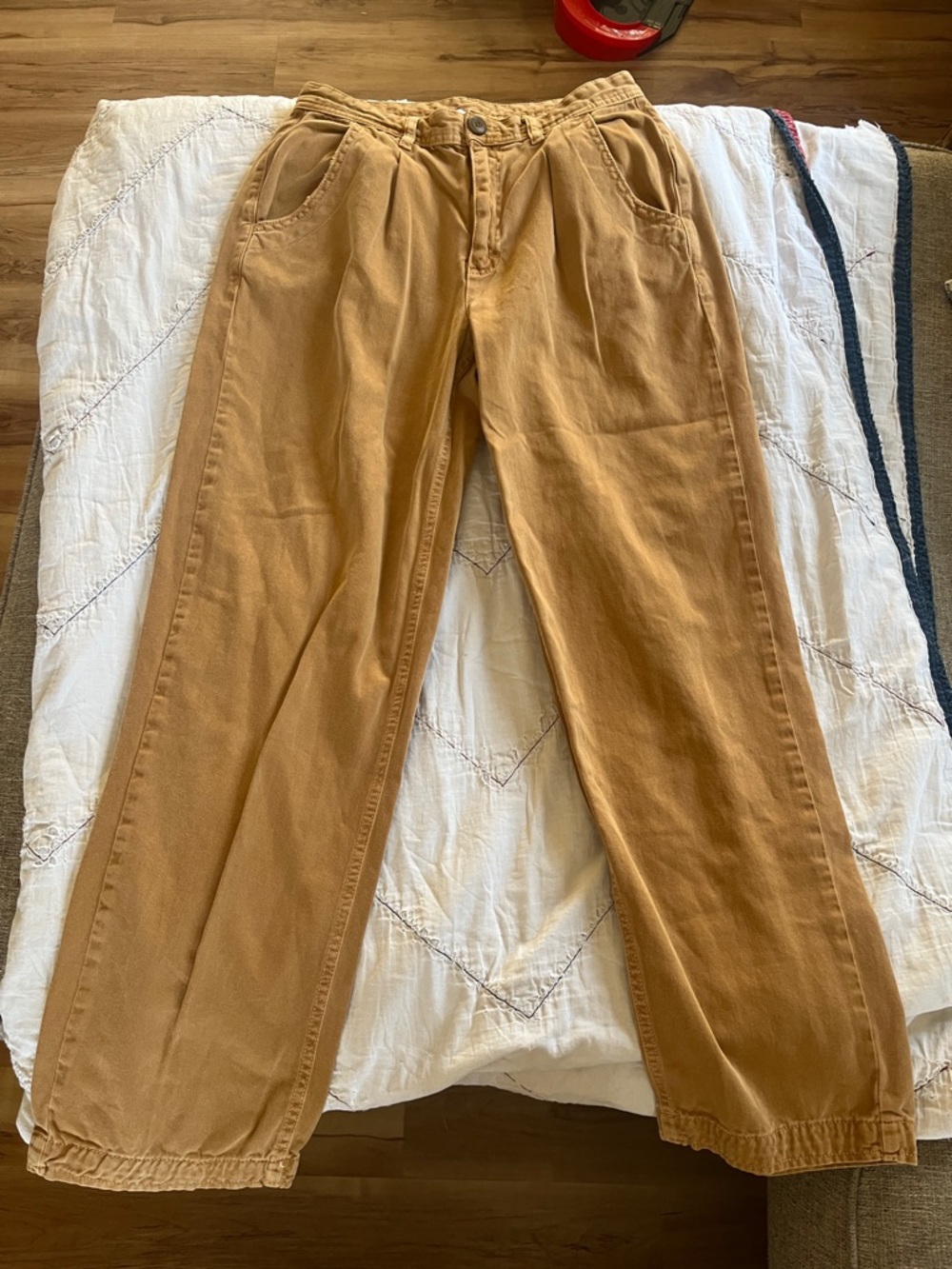 Free People High-Waist  Caramel Pants